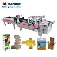 Fully automatic box-making and folder-gluing machine Mini box small box folding folder-gluing machine