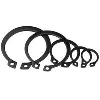 Steel ASTM A325 GR ABC Grade 8.8 Black Oxidized External Retaining Ring Regular Shaft Retaining Ring DIN 471