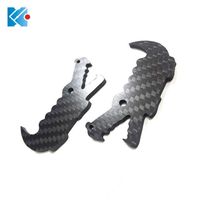 Customized carbon fiber composite parts with laser cutting machine
