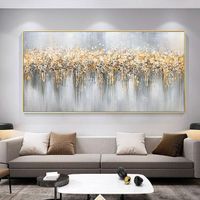 100% hand-painted beautiful landscape wall hanging painting modern abstract art oil painting