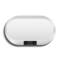 Electronic household baby scale, new plastic parts, maximum weighing 20kg, 10g graduation value