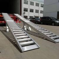 Portable loading ramps for truck loaders