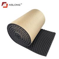 ASLONG corrugated rubber foam roll wholesale, roof thermal rubber foam board, flame retardant egg crate shaped rubber foam