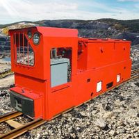 High Quality Underground Coal Mine Battery Locomotive CTY5/6,7,9G Mining Electric Locomotive For Sale