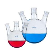 5l 10l 20l 50l Laboratory Glass 3/Three Neck Round Bottom Boiling Flask Chemical Glassware Kit