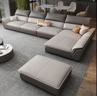 Italian washable technology fabric sofa simple modern sofa living room