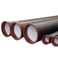 ISO2531 DN100 DN200 DN300 DN900 ductile iron pipe K9 good quality