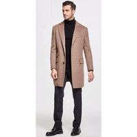 Bespoke FashionMTM Tailored Cashmere Men's Slim Fit Wool Windbreaker Handmade Long Wool Winter Men's Jacket Men's Coat