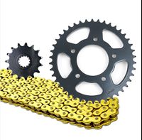 High quality colorful motorcycle chain 428 428h motorcycle gearbox chain and sprocket kit