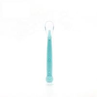 Environmentally friendly newborn baby training spoon with suction children's tableware silicone baby spoon with suction