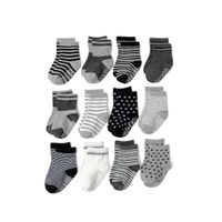 Non-slip socks baby newborn socks hot selling non-slip silicone gray color