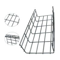 Sample Services Support Hot-dipped galvanized basket wire mesh cable tray used outdoors