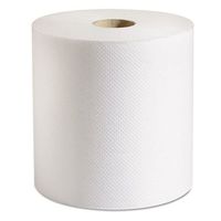 Lavex Janitorial 1 roll 800 white hard rolled paper towels