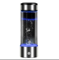 Customized logo health smart portable alkaline generator glass hydrogen water bottle water cup