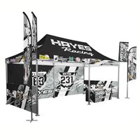 Custom 10x20 Waterproof Outdoor Printed Nylon Folding Exhibit Tent