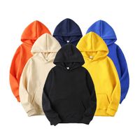 Custom Embroidered Screen Bubble Print Solid Color Sweatshirt Sublimated Blank Custom Logo Men's Hoodies and Sweatshirts