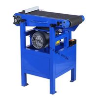 1520*200mm woodworking surface grinder vertical electric belt grinder for steel pipe, aluminum, glass polishing