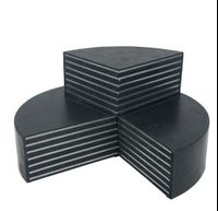 Custom Size Bridge Bearing Laminated Neoprene Block Vibration Pads