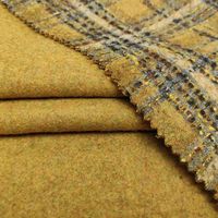 Premium heavyweight 50 wool 50 melton fabric