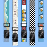 Hot selling custom logo bulk printing adjustable travel luggage straps bulk luggage straps custom personalized luggage straps