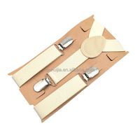 High quality custom made classic solid color beige 3 clip y shape adjustable safety sling for kids