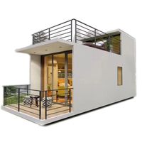 Mobile scenic resort B&B hotel steel structure outdoor foldable integrated house