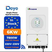 High efficiency Deye hybrid inverter SUN-6K-SG03LP1-EU single phase 6kw solar Deye hybrid mpp solar inverter