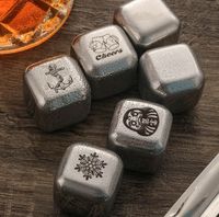 Whiskey Stainless Steel Reusable Ice Tartine Custom Ice Cubes