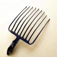 High Quality Wood Fiberglass Handled Steel Garden Tool 10 Teeth Steel Forged Pitchfork