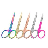 High quality eyelash inoculation tool scissors eyebrow trimming fake scissors