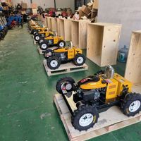 free shipping! ! 225/452CC zero-turn new system automatic lawn mower remote control wheel lawn mower