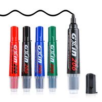 GXIN G-206 hot-selling refill ink whiteboard pen oil-based rechargeable marker school office refillable whiteboard pen
