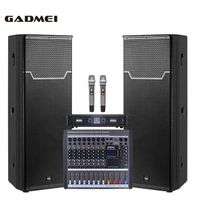 200W 300W 600W full range speaker 15 inch 12 inch church DJ speaker set system speaker audio system audio