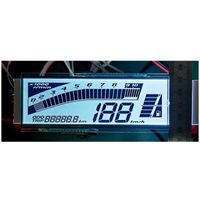 Speedometer single-segment LCD display seven-segment screen glass customization 7-segment LCD with driver IC HT1621