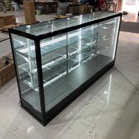 70 Inch Large Capacity Grocery Store Glass Cabinet with LED Light Super Vision Display Cabinet Retail Store Furniture Display Cabinet