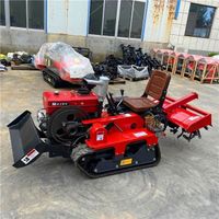 Crawler cultivator agricultural machinery farming equipment farm cultivator cultivator rubber tractor