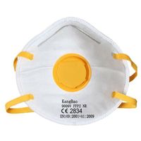 FFP2 Certified Environmentally Friendly Reusable 99 Meltblown Ffp2 Kn95 Cup Construction Workers Dust Mask