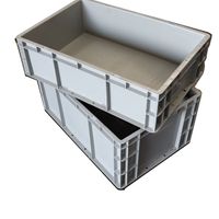 Plastic logistics storage boxes suitable for supermarket fruit storage