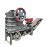 PE150x250 portable mobile small jaw crusher with vibrating screen