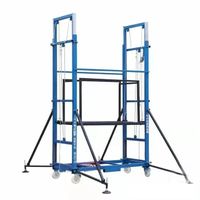 Construction electric lifting scaffolding, which can be lifted 2-8 meters and can bear 500kg