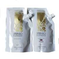 Wholesale hot selling professional salon 2*400ml Xtenso hair re-sticking straightening cream for natural hair