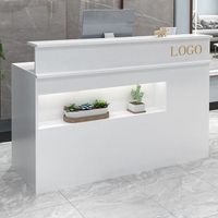 office desk furniture wooden reception modern reception counter sale salon