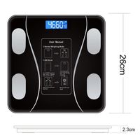 Customized Balanza Basculas digital weight smart human body electronic scale balance 180KG weighing scale bathroom electronic scale