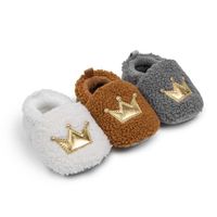 Wholesale 0-18 Months Fleece Warm Chie Baby Pattern Baby Cotton Baby Shoes