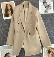Wholesale Fashion Women's Jackets Designer Casual Long Sleeve Loose Suit Two Button Suit