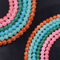 Stock for Sale Color Combination Glass 8mm Bead Chain Assortment Wholesale Beads for Jewelry Making