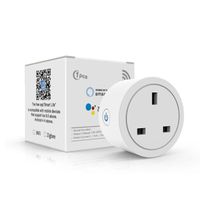 Tuya Wireless WiFi Smart Plug 16A British Socket Smart Life APP and Alexa Google Assistant Voice Control Smart Home