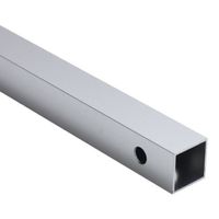 6061 6063 Extruded aluminum hollow square rectangular tube with holes