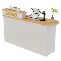 Cashier desk reception counter retail store and supermarket equipment cashier desk