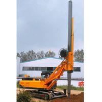 Fast diesel driven guardrail pile driver price spinning pile driver malaysia pile driver